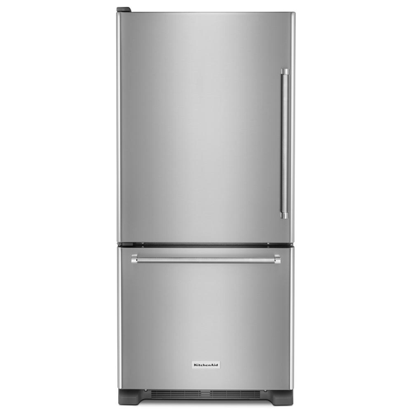 Refrigerador Bottom Mount de 19 pies³ color gris