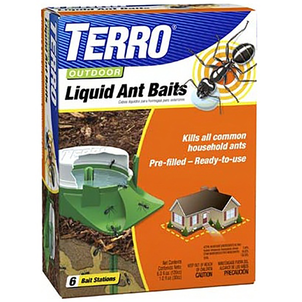 Insecticida para hormigas exterior cebos líquidos x6 unidades terro