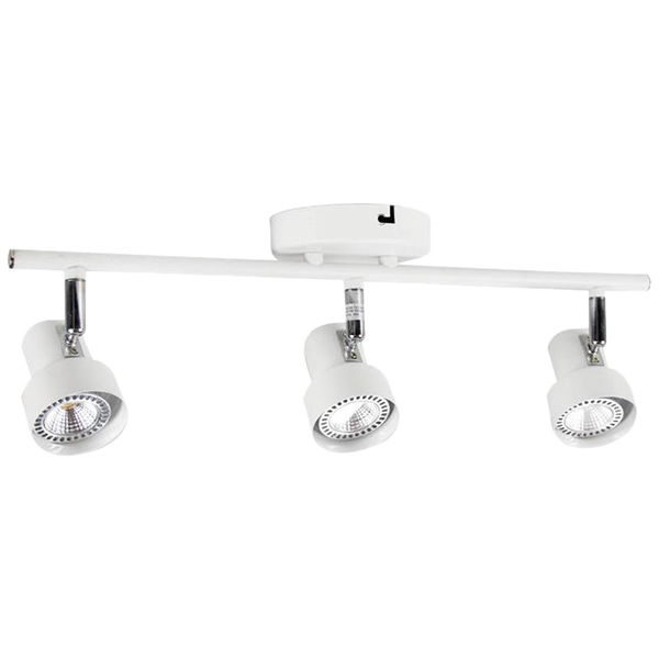 Lámpara de techo reflectora de 3 luces 120v color blanco