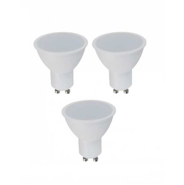 Bombillo led de base GU10 de 6000k y luz blanca de 3 unidades ECO MAX