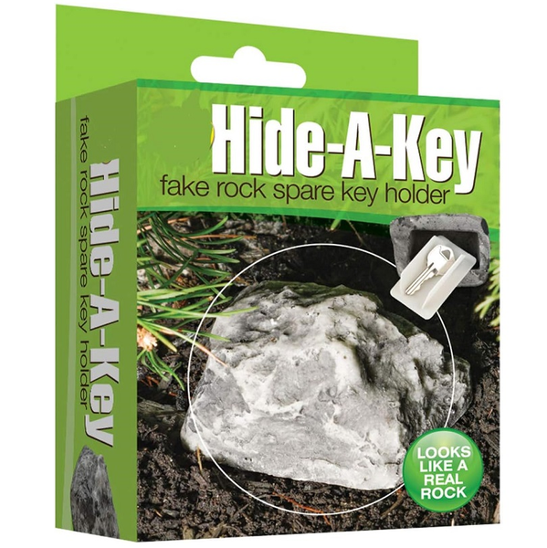Roca plástica para escondite de llave del hogar