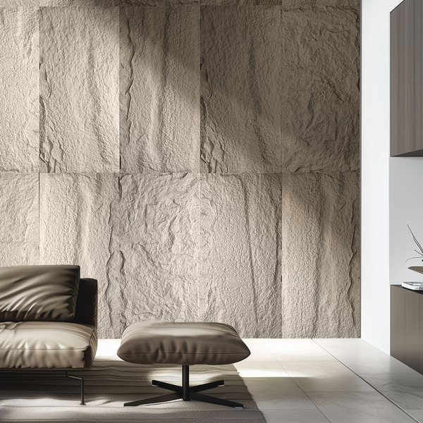 Panel de PU Stone de 120x60cm Magnolia