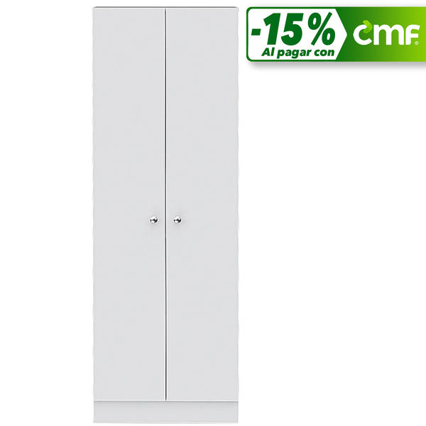 Mueble de alacena de 60x30x170 cm color blanco