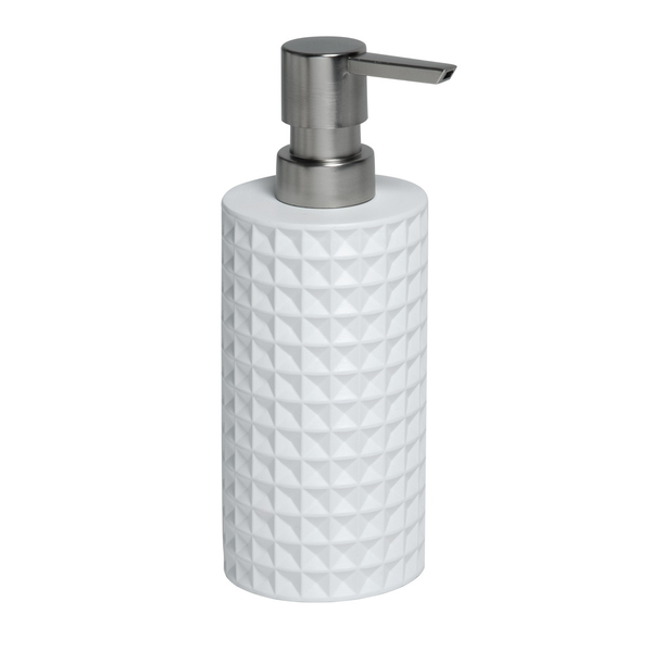 Dispensador de jabón Braemar de color blanco para baño