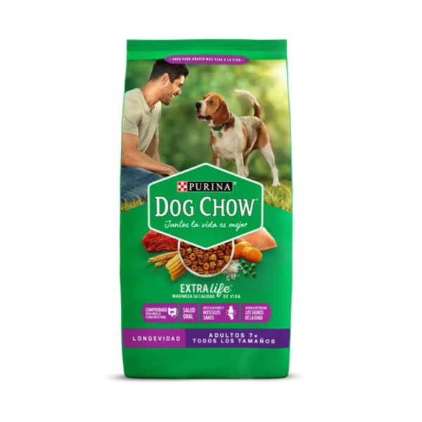 Alimento seco Dog Chow Longevidad de 3.75kg para perro adulto senior