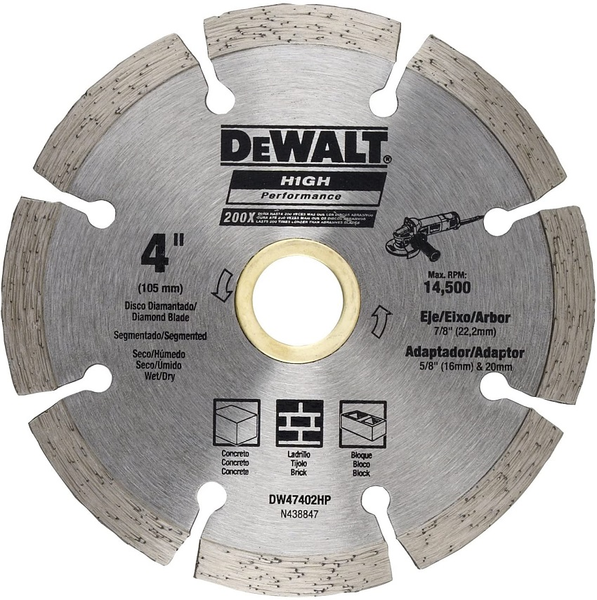 Disco de Diamante para Materiales de Construcción RUNNER - 125 x 22,23 x 7  mm - Diamwood