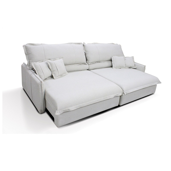 Sofá reclinable de 2 puestos Didore color gris