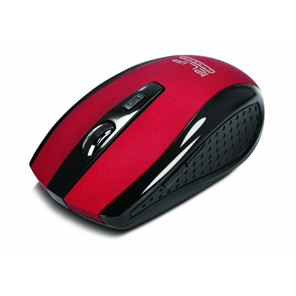 Mouse inalámbrico modelo KMW-330BK de color rojo