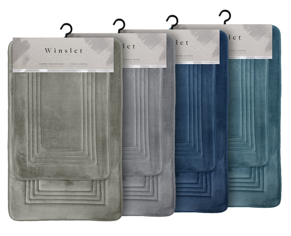 Alfombra foam Winslet 17" x 24" colores surtidos