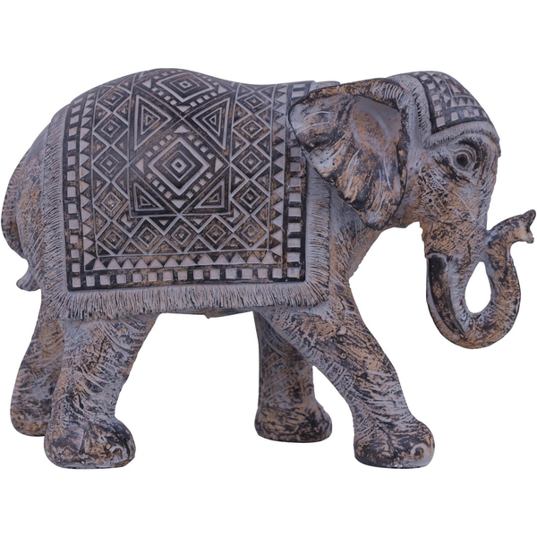 Figura decorativa Elefante de 23cm x 17cm color gris