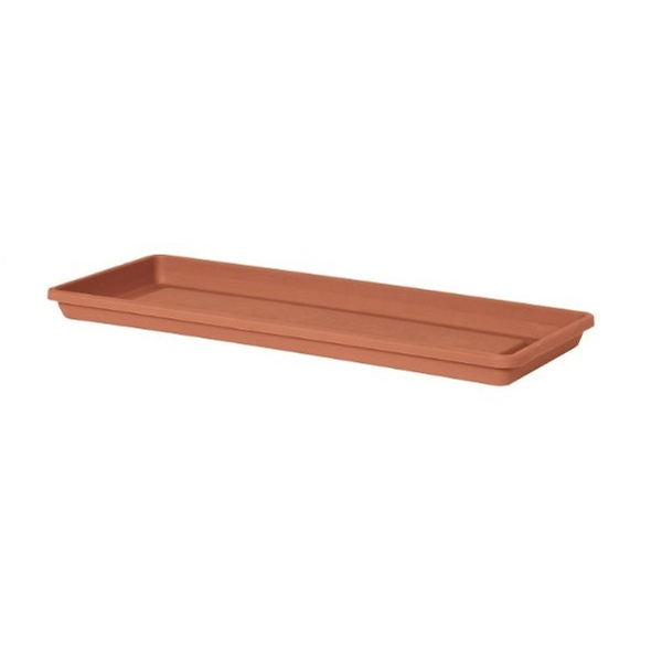 Plato plástico de 18" modelo Terra para Pote de de color terracota