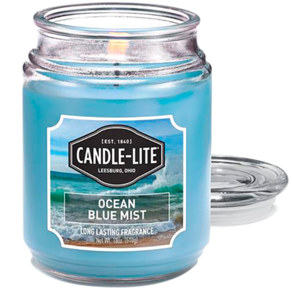 Vela de 18oz Essentials con aroma a Ocean blue mist