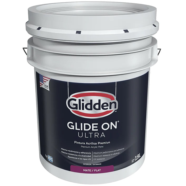 Pintura acrílica Glide On Ultra acabado mate base accent 5gl