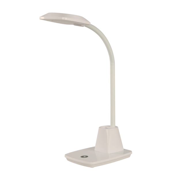 Lámpara de escritorio Led blanca de 1 luz 6000K atenuable 4W