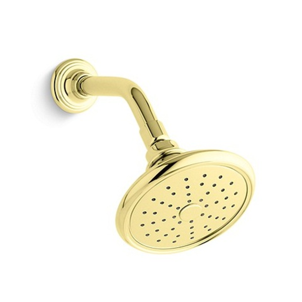 Cabeza de ducha Bellis® acabado unlacquired brass