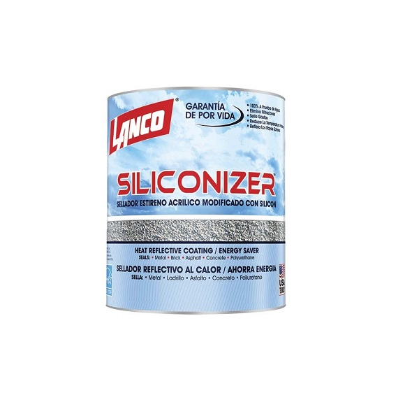 Impermeabilizante de techo Siliconizer blanco 1/4gl