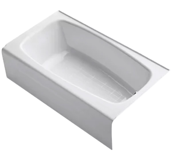 Bañera de nicho Seaforth de 54" x 31" color blanco