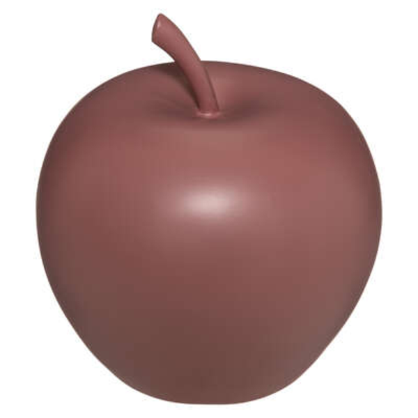 Manzana de poliresina de 8cm decorativa