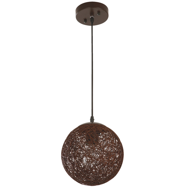 Lámpara colgante Brown Petals chocolate de 1 luz E27 60W