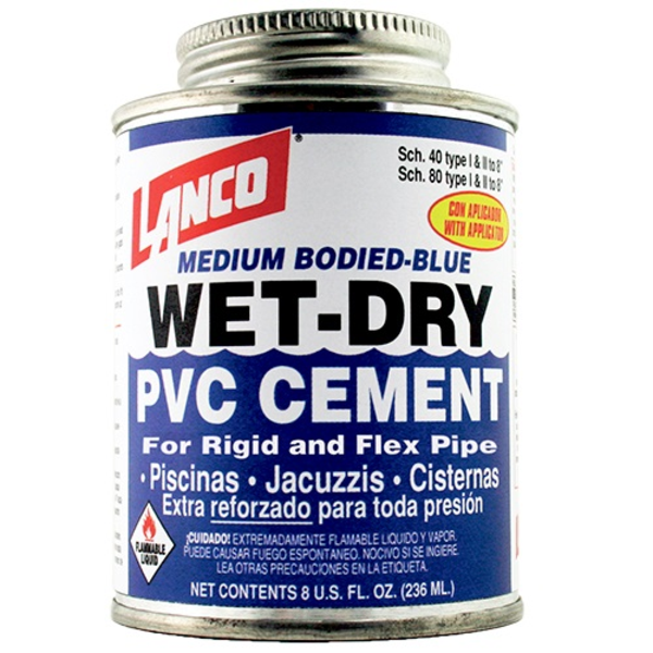 Cemento de PVC Wet-Dry de 8oz