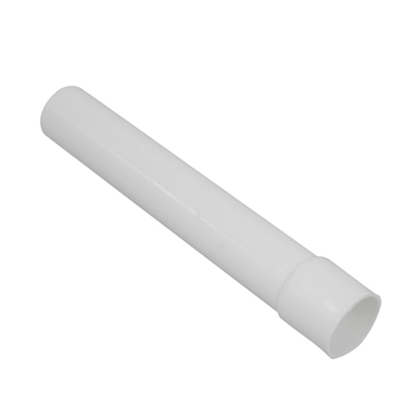 Tubo de extension de PVC de 1-1/4" x 8" plástico para el fregador AKUA