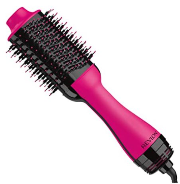 Cepillo secador y voluminizador de cabello de 1100W rosado