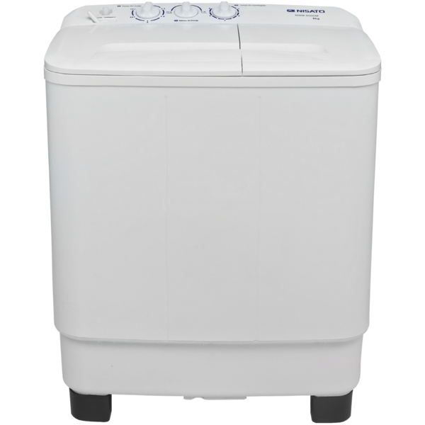 Lavadora semiautomática de carga superior de 8kg color blanco