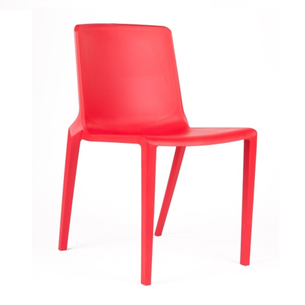 Silla modelo Megan de color rojo