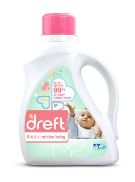 Detergente líquido Dreft Active Baby de 92oz