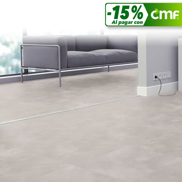 Piso de cerámica de 50x50 cm Cement Dark - caja de 2.51m2