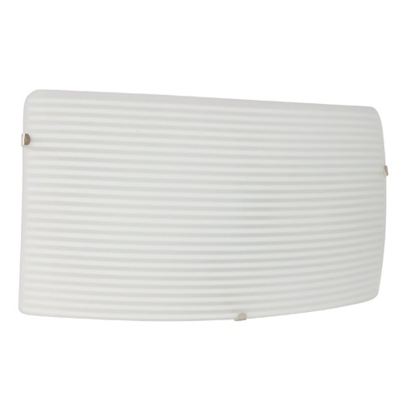 Lámpara de pared acabado níquel satinado de 1 luz E27 color blanco