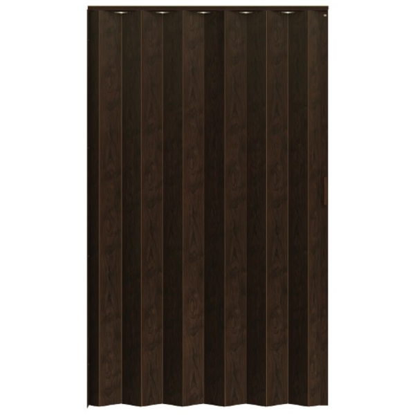 Puerta de acordeón de 48" x 80" modelo Tivoli color chocolate