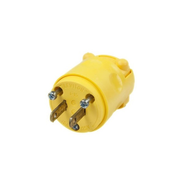 Bloqueo de conectores eléctricos pequeños en amarillo