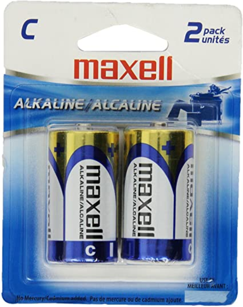Baterías alcalina tipo C MAXELL