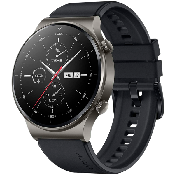 Reloj inteligente modelo GT 2 Pro de color negro