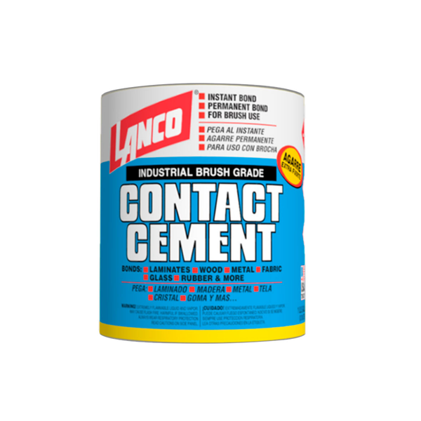 Pegamento Contact Cement de secado rápido transparente de 1/4gl