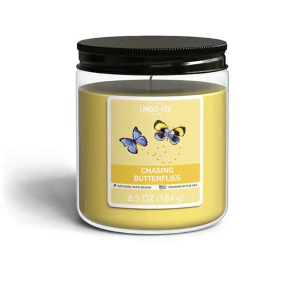 Vela aromática en frasco de 6.5oz aroma Chasing Butterflies