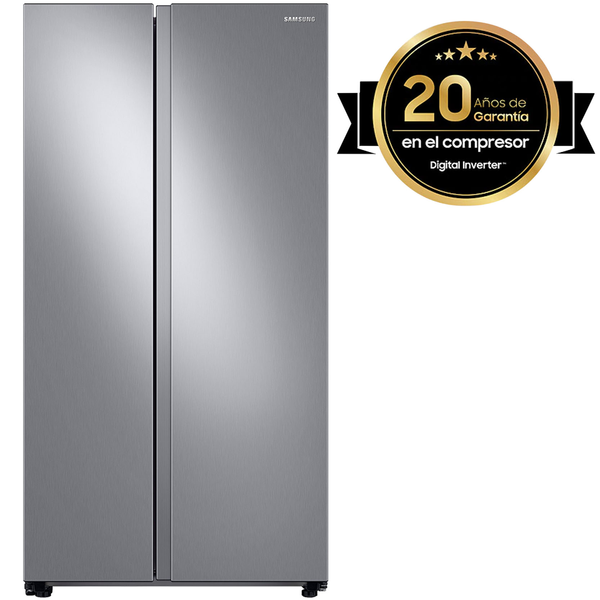 Refrigerador Side by Side de 28 pies³ inverter color gris