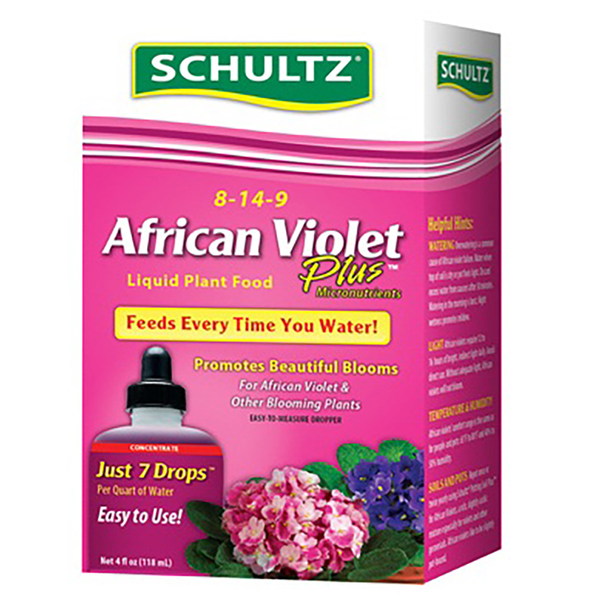 Abono líquido African violet plus de 4oz
