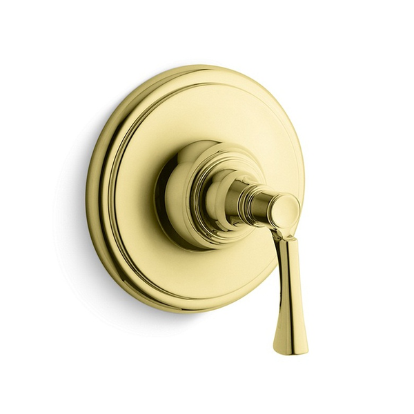 Maneral de válvula termostática Bellis® acabado unlacquired brass
