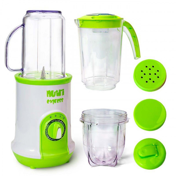 Procesador de alimento de 2 velocidades color blanco/verde NUTRIEXPRESS