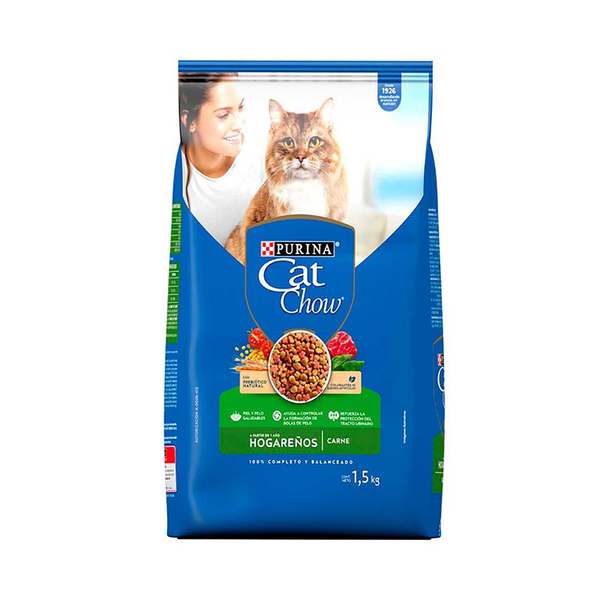 Alimento seco Cat Chow Adulto Hogareño de 1.5kg para gato