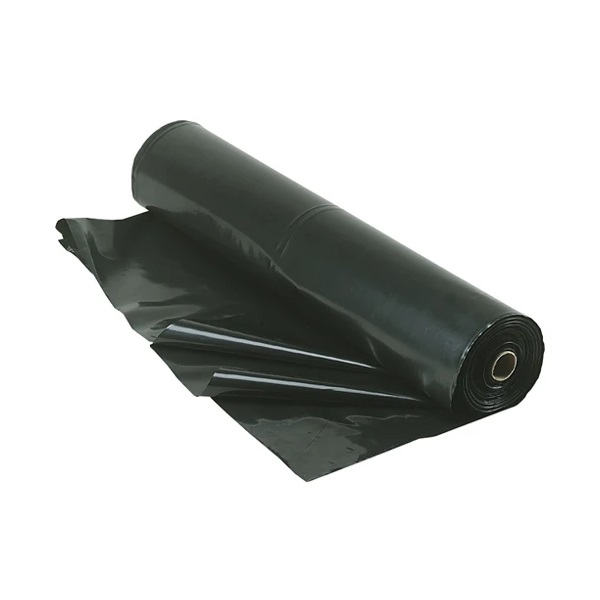 Plástico negro para embalar de 10' x 100' de espesor 6 mil