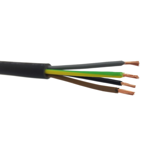 Cable caucho modelo TSJ-N de 4 conductores de alambre #6