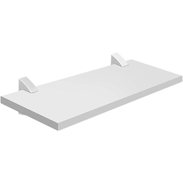Tablilla recta Concept de 8" x 16" color blanco