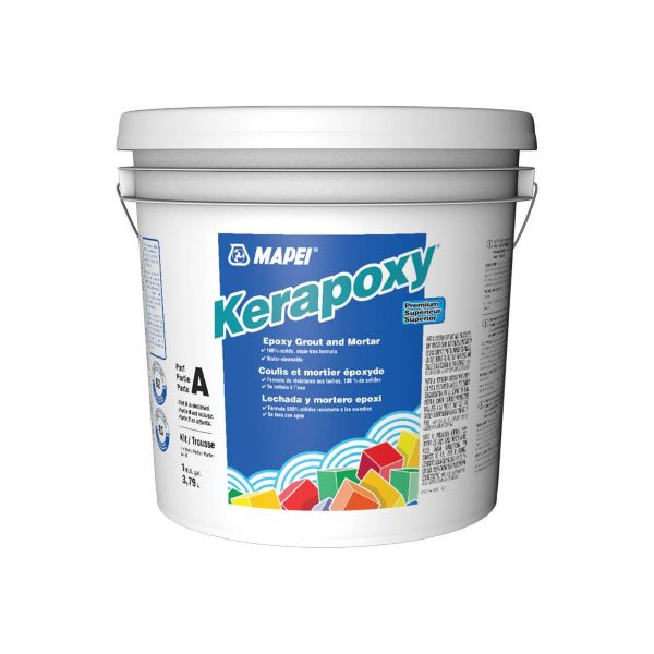 Kit de lechada y mortero Kerapoxy 5093 warm gris de 3.79kg