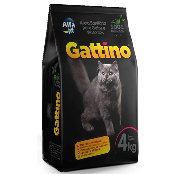 Arena natural Gattino de 4Kg para gato