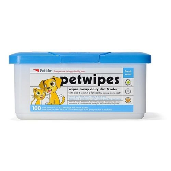 Toallitas húmedas Petwipes para mascotas - 100 unidades