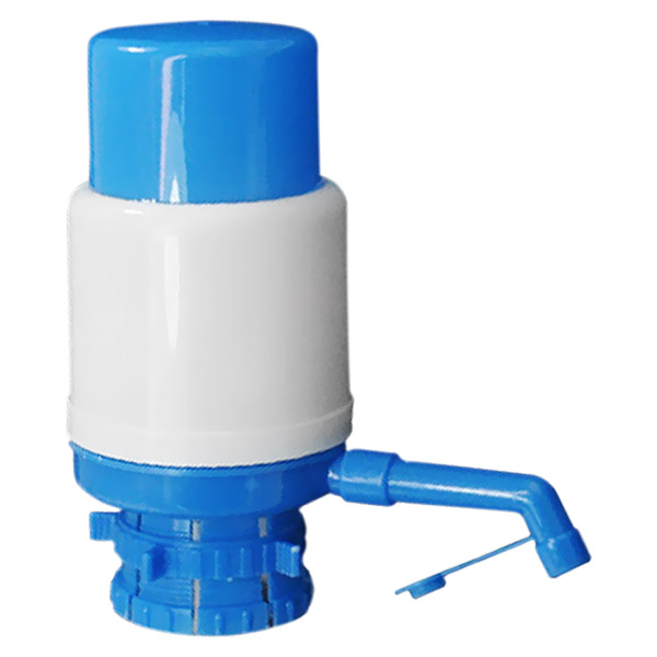 Dispensador de agua manual para garrafón color blanco/azul
