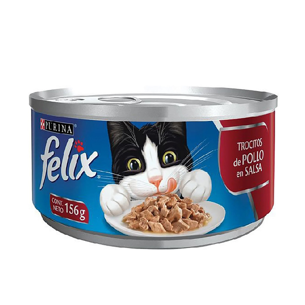 Alimento húmedo Felix de 156g para gato adulto